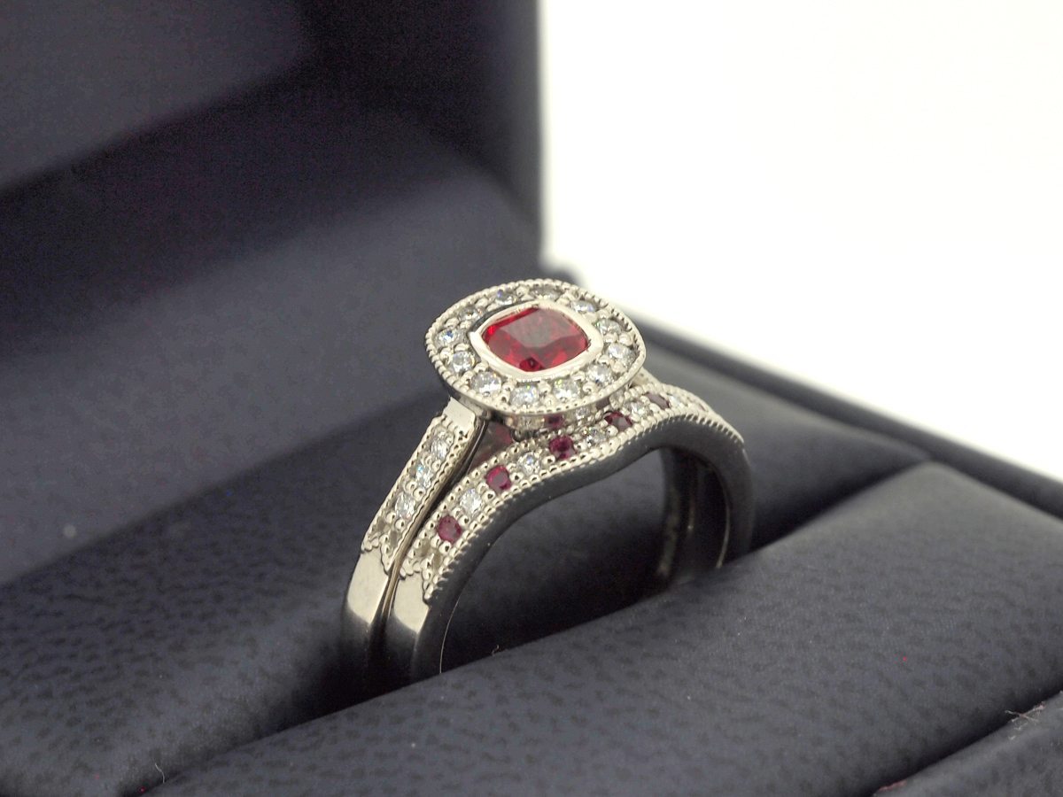 Used ruby engagement rings